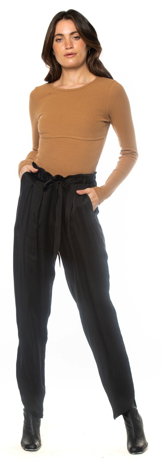 Tolani  Gigi Black Silk Pant