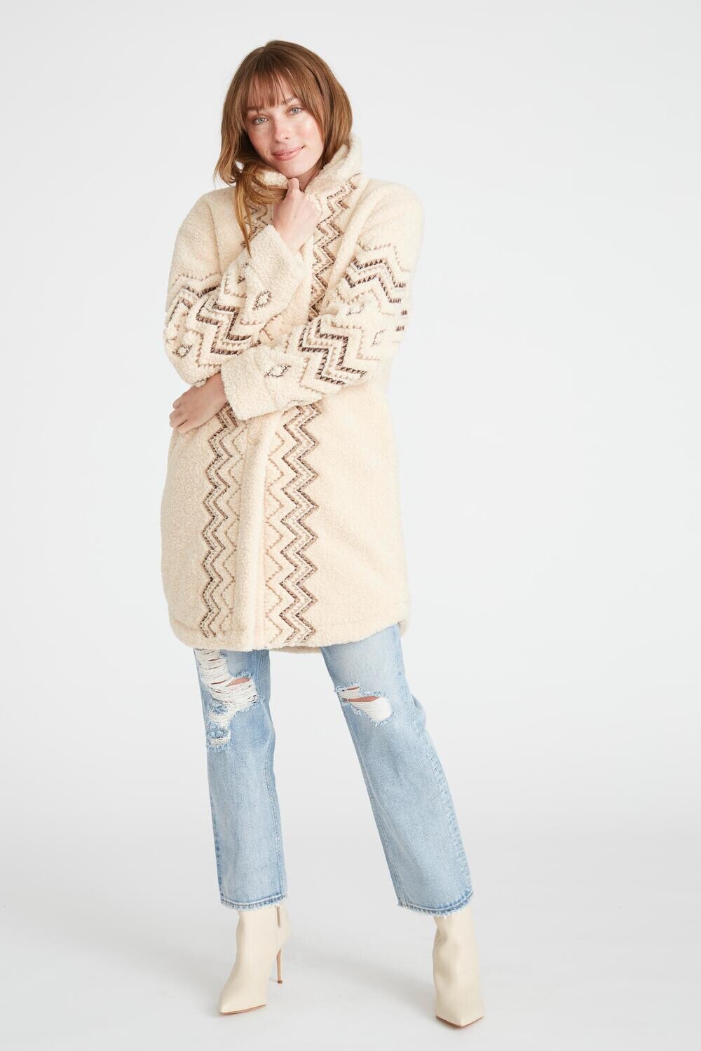 Driftwood Sheeba Long X Cream/Brown