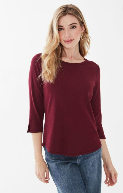 FDJ Baby Rib Scoop Tee