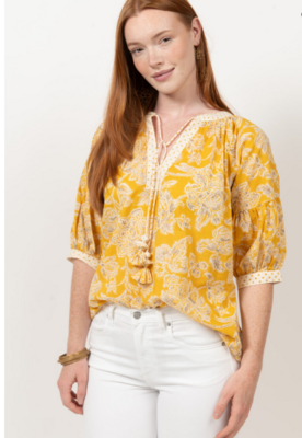 Ivy Jane Ray of Sunshine Top in Gold