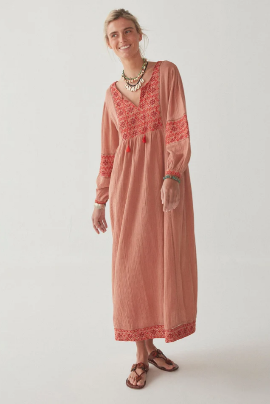 Maison Hotel Nisha Dress in Light Rock