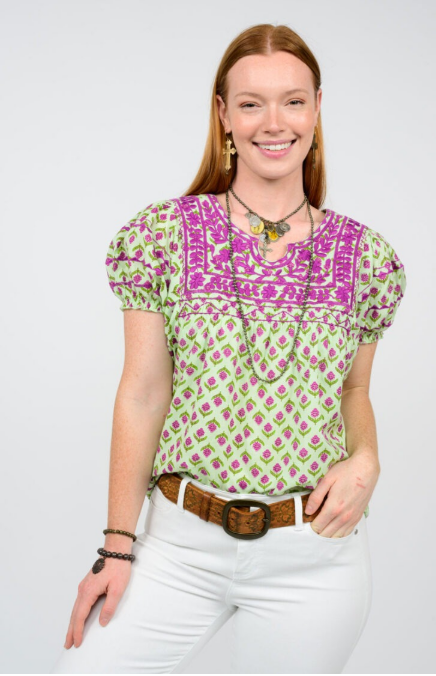 Ivy Jane Patsy in Lime Floral