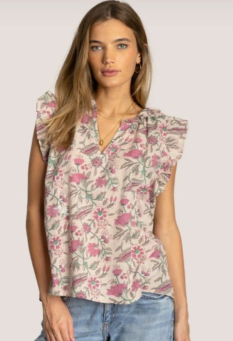 Dylan Bella Blouse in Berry 