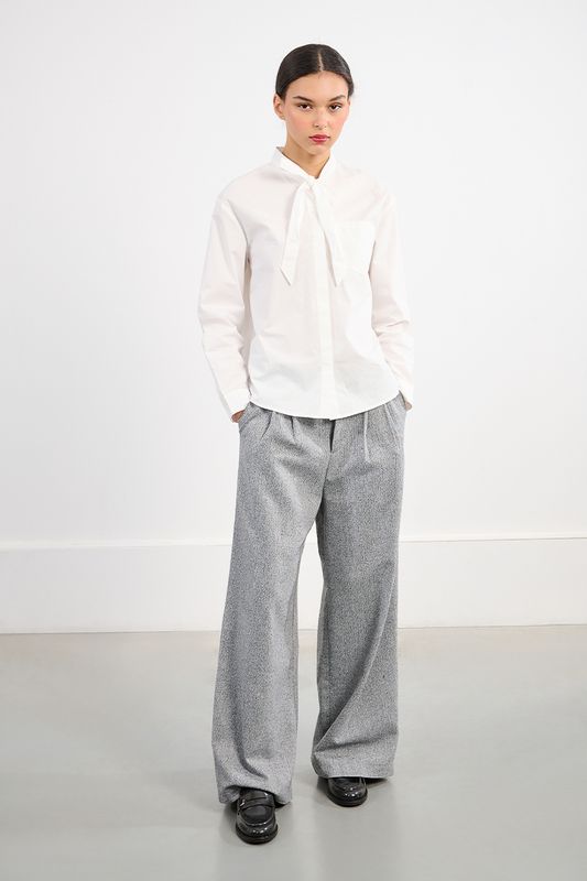 Lili Sidonio Woven Shirt in White