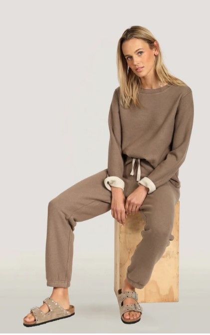Dylan FLC Jogger w/Natural Tie in  Soft Brown