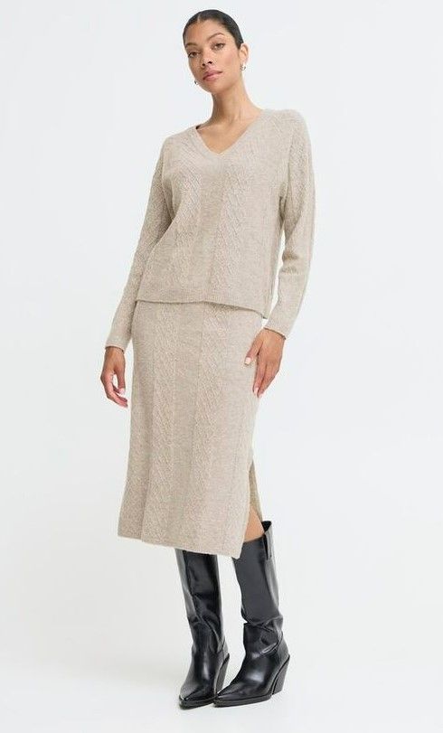 B. Young Nikolina Skirt in Birch Melange