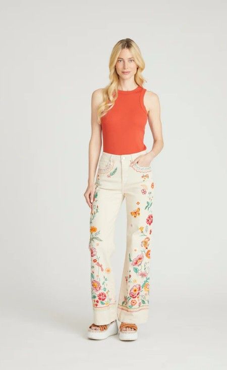 Driftwood Charlee Wide Leg X Gardenia Dreams