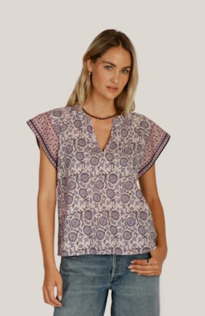Dylan Kelsey Top in Blue
