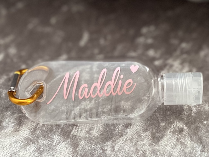 Hand Sanitiser Bottle Label