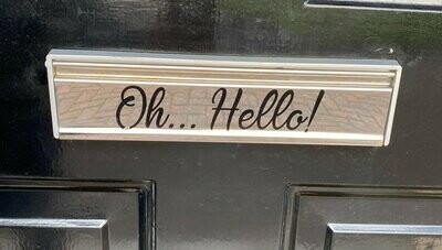 Oh... Hello! Letterbox Label