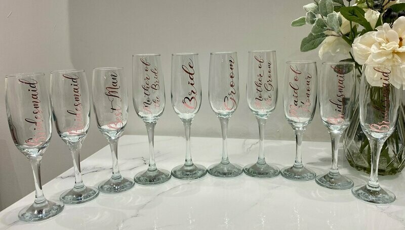 Bridal Party Vinyl Label Bundle
