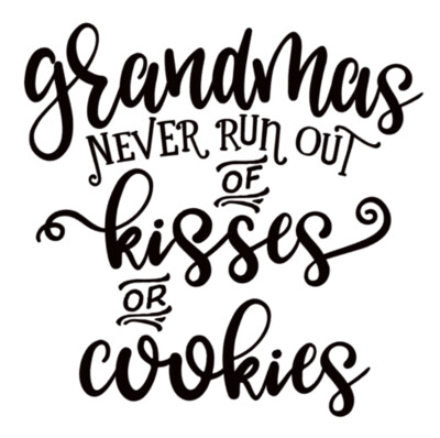 Grandmas never run out of kisses or cookies