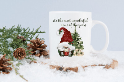 It's the Most Wonderful Time of the year Gnome Mug