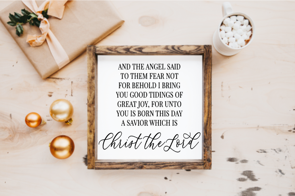 Christ the Lord Farmhouse Sign
