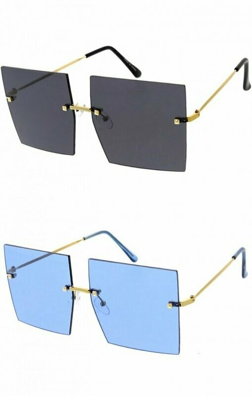 Retro Square Oversize Sunglasses