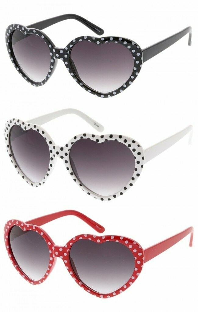 Kids Classic Heart Shaped Sunglasses