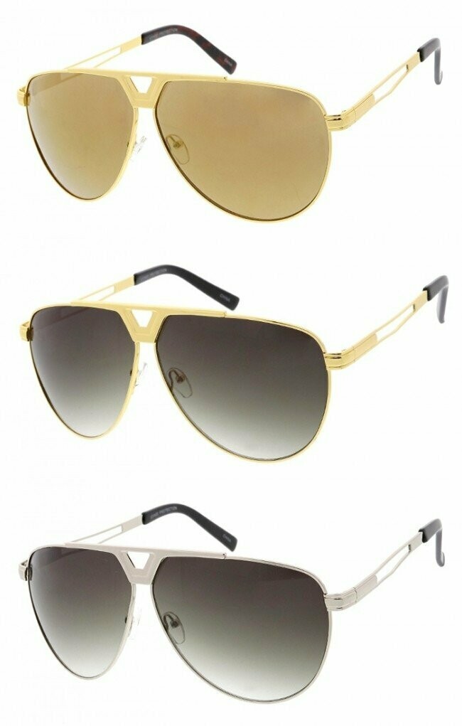 Classic Metal Aviator Sunglasses