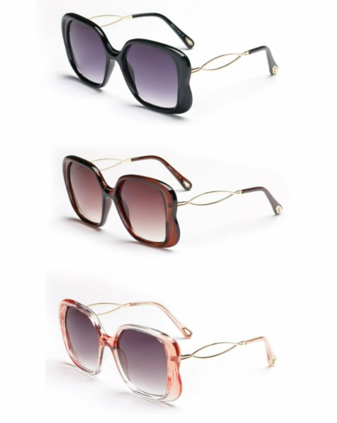 Cramilo Women Square Fashion Sunglasses