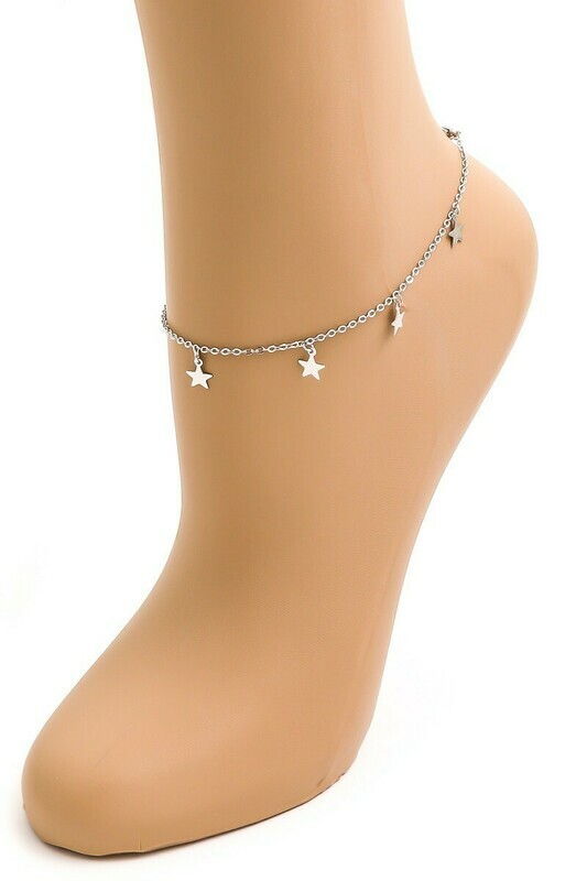 Star Single Chain Anklet