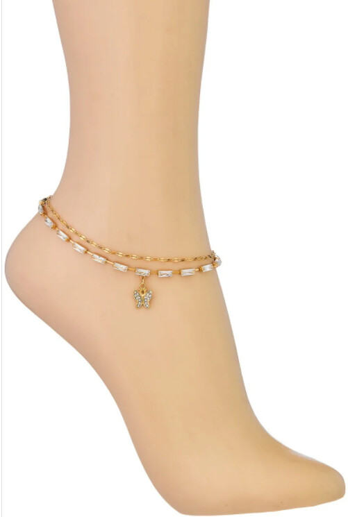 Butterfly Chain Anklet