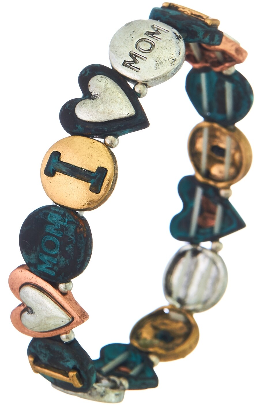 I <3 Mom Stretch Bracelet
