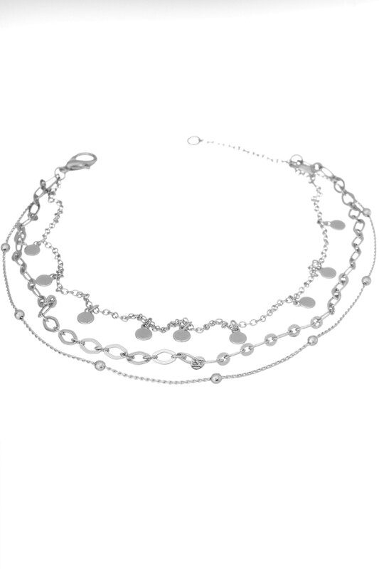 Layered Chain Anklet