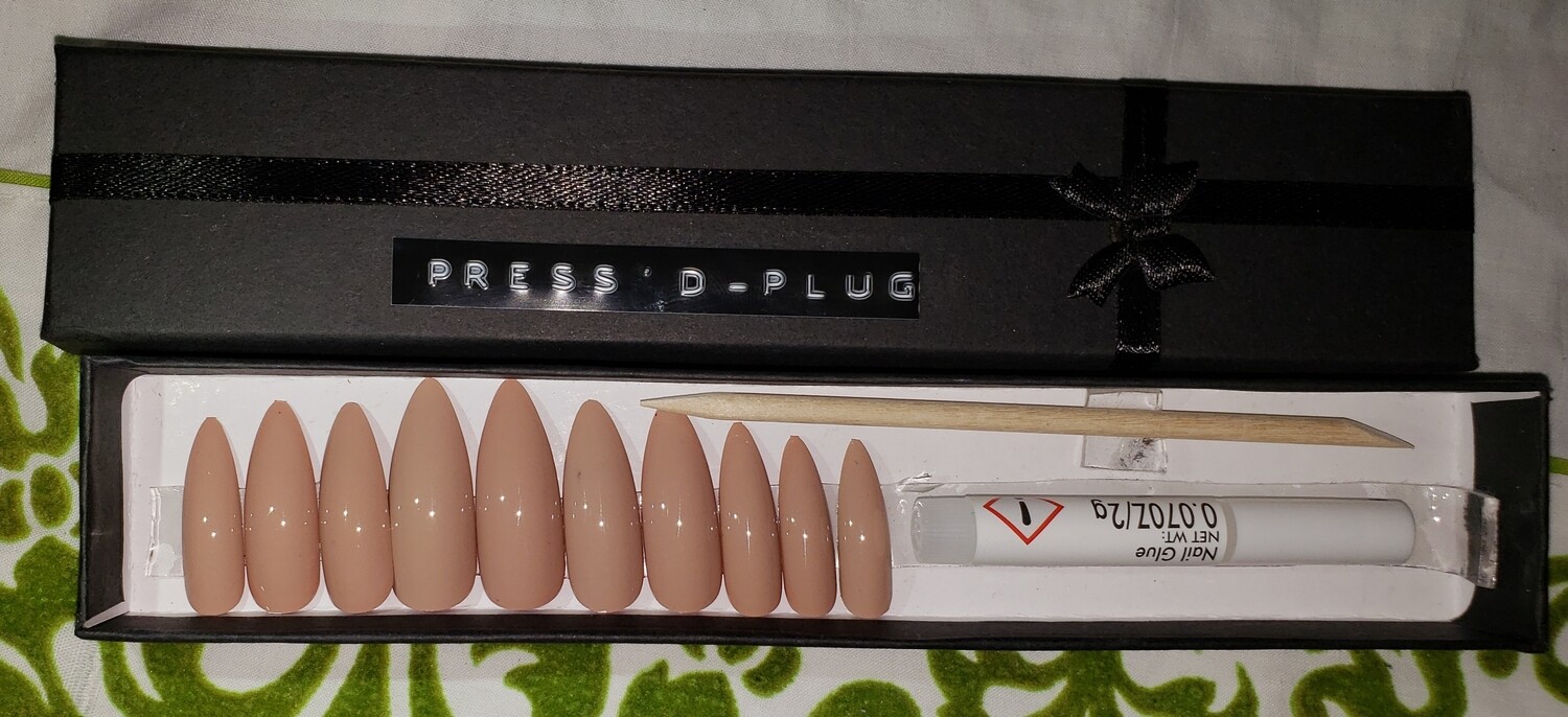 Nude red bottom nails