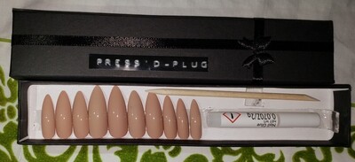 Nude red bottom nails