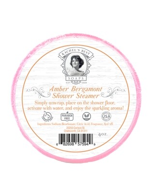 Shower Steamer Amber Bergamont