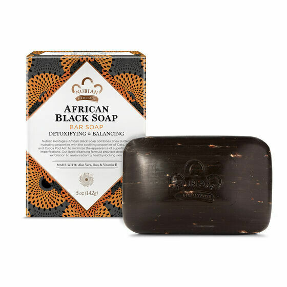 Nubian Heritage African Black Soap Bar Soap