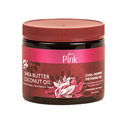 Luster's Pink Shea Butter Coconut Oil Curl-Poppin Defining Gel