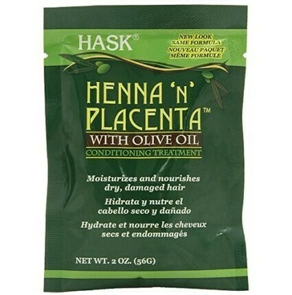 HASK Henna N Placenta Treatment Pack - Olive