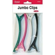 Jumbo Clips 4ct Assorted Color