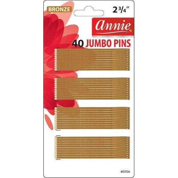 Annie Roller Pins 2 3/4In 40ct bronze