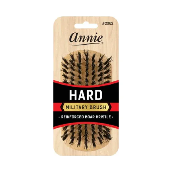 Annie Hard Military Brush Boar &amp; Nylon Bristle