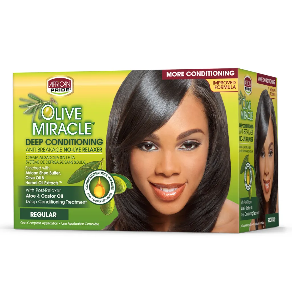 African Pride Olive No-Lye Kit