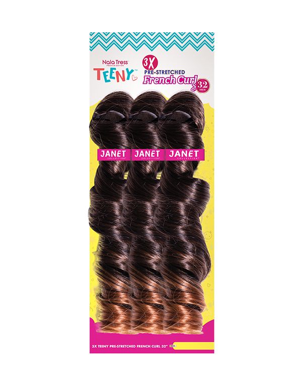 Janet 3x Teeny Pre-Stretched French Curl