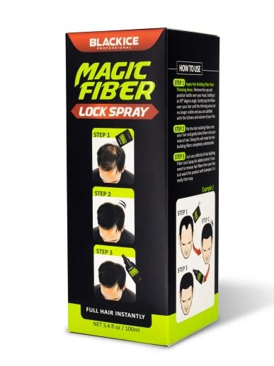 Black Ice Magic Fiber Lock Spray