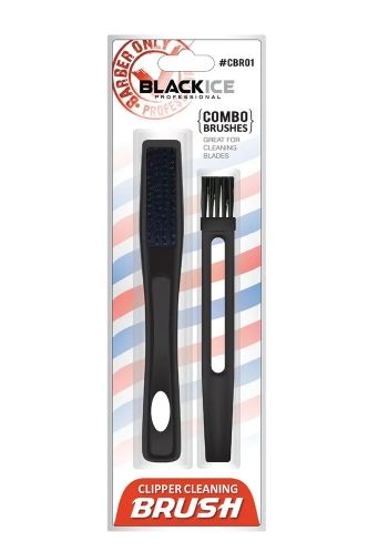 Black Ice Clipper Cleaning Brush Combo
