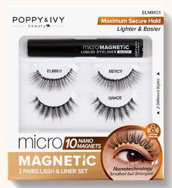 Poppy &amp; Ivy Mercy Micro Magnetic Lash &amp; Liner Set