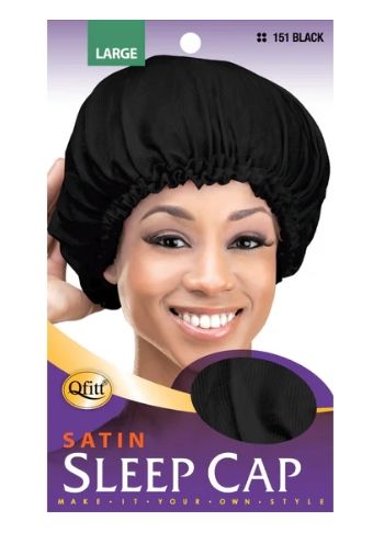 Qfitt Large Satin Sleep Cap