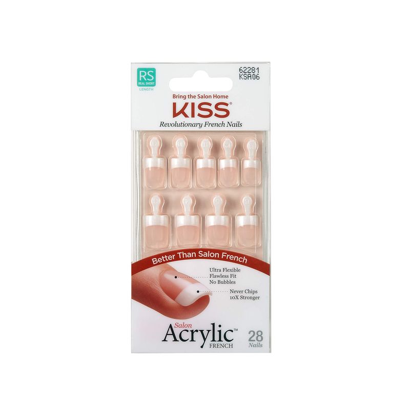 Kiss Acrylic French Nails