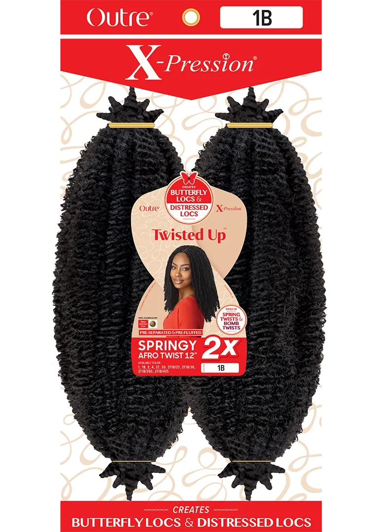 Outre 2x Springy Afro Twist 12&quot;