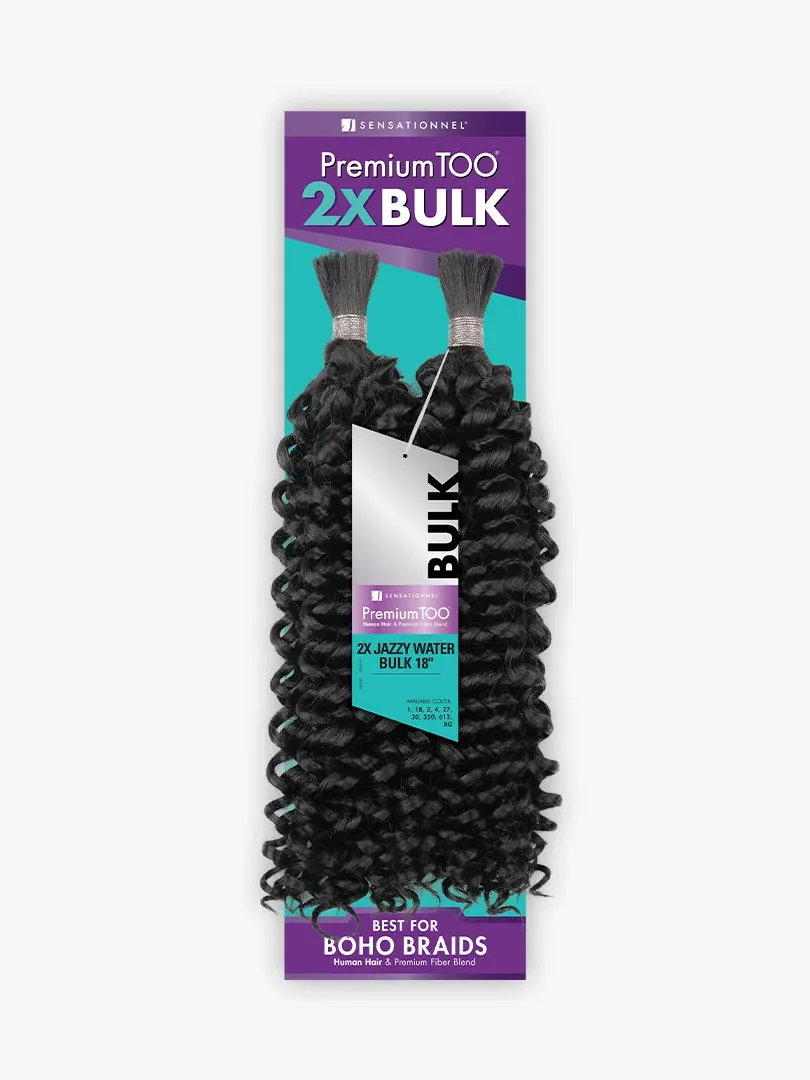 Sensationnel Premium Too-2X Jazzy Water Bulk 18″