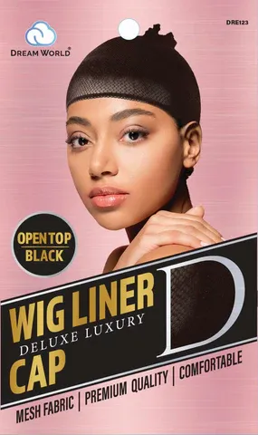 Deluxe Wig Liner Cap-Open Top