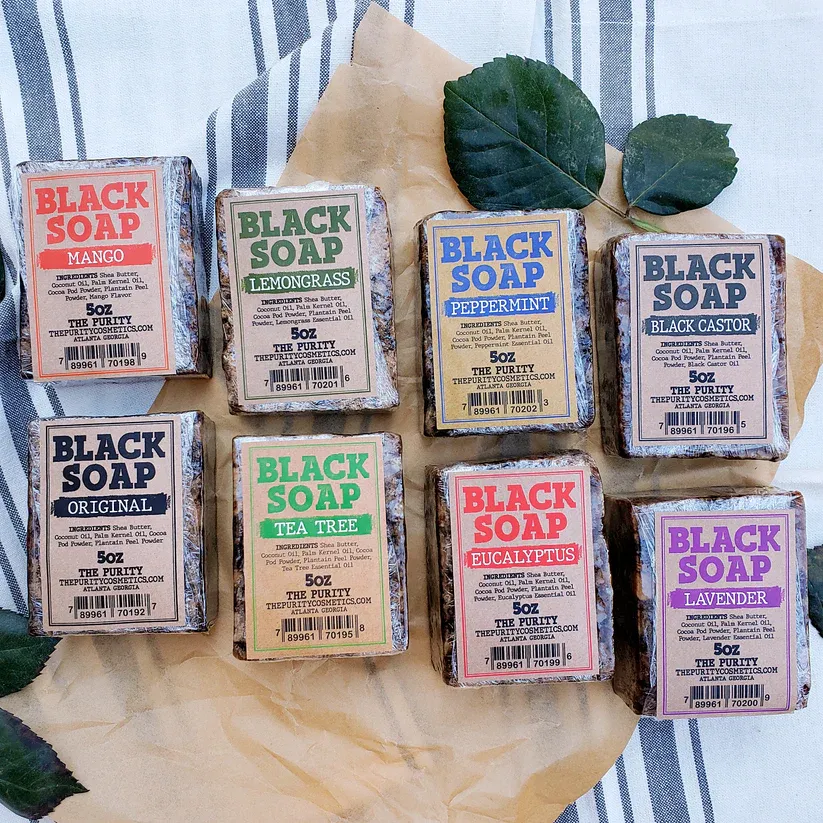 The Purity Cosmetics Black Soap 5oz