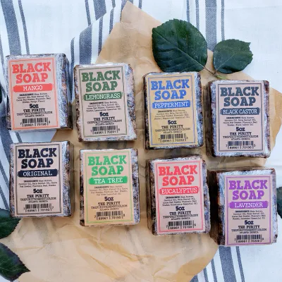 The Purity Cosmetics Black Soap 5oz