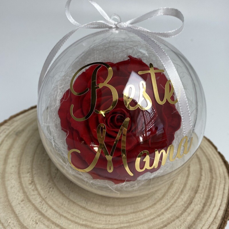 XXL Infinity Rosen Kugel Rot