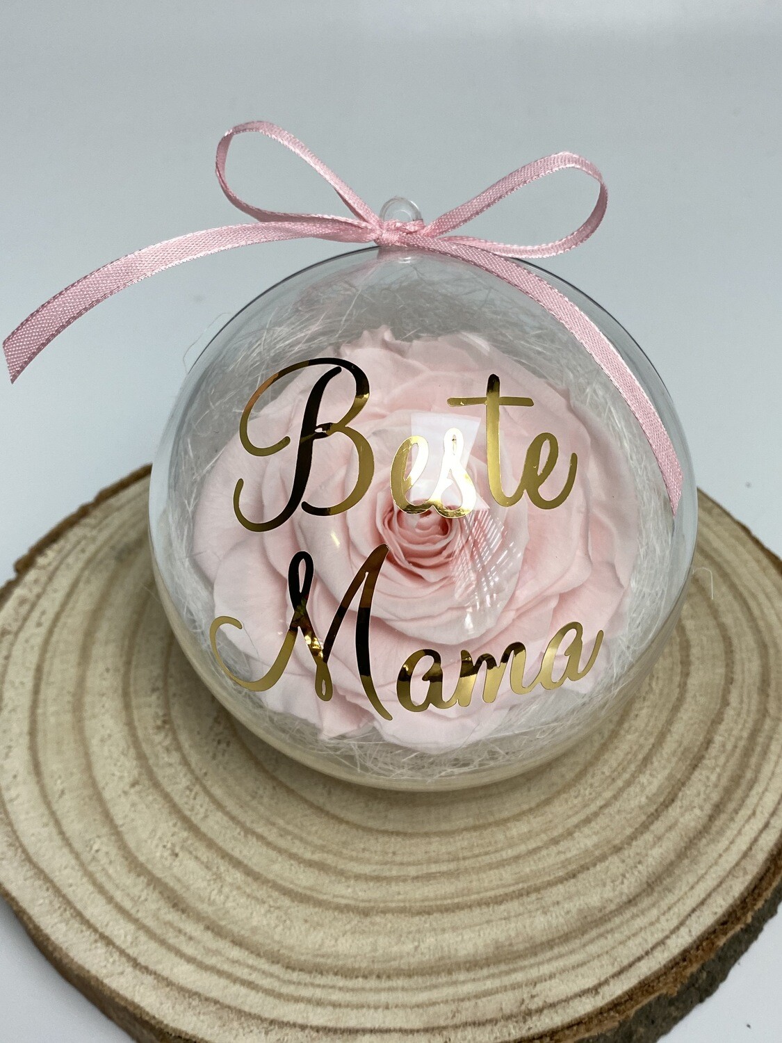 XXL Infinity Rosenkugel Rosa