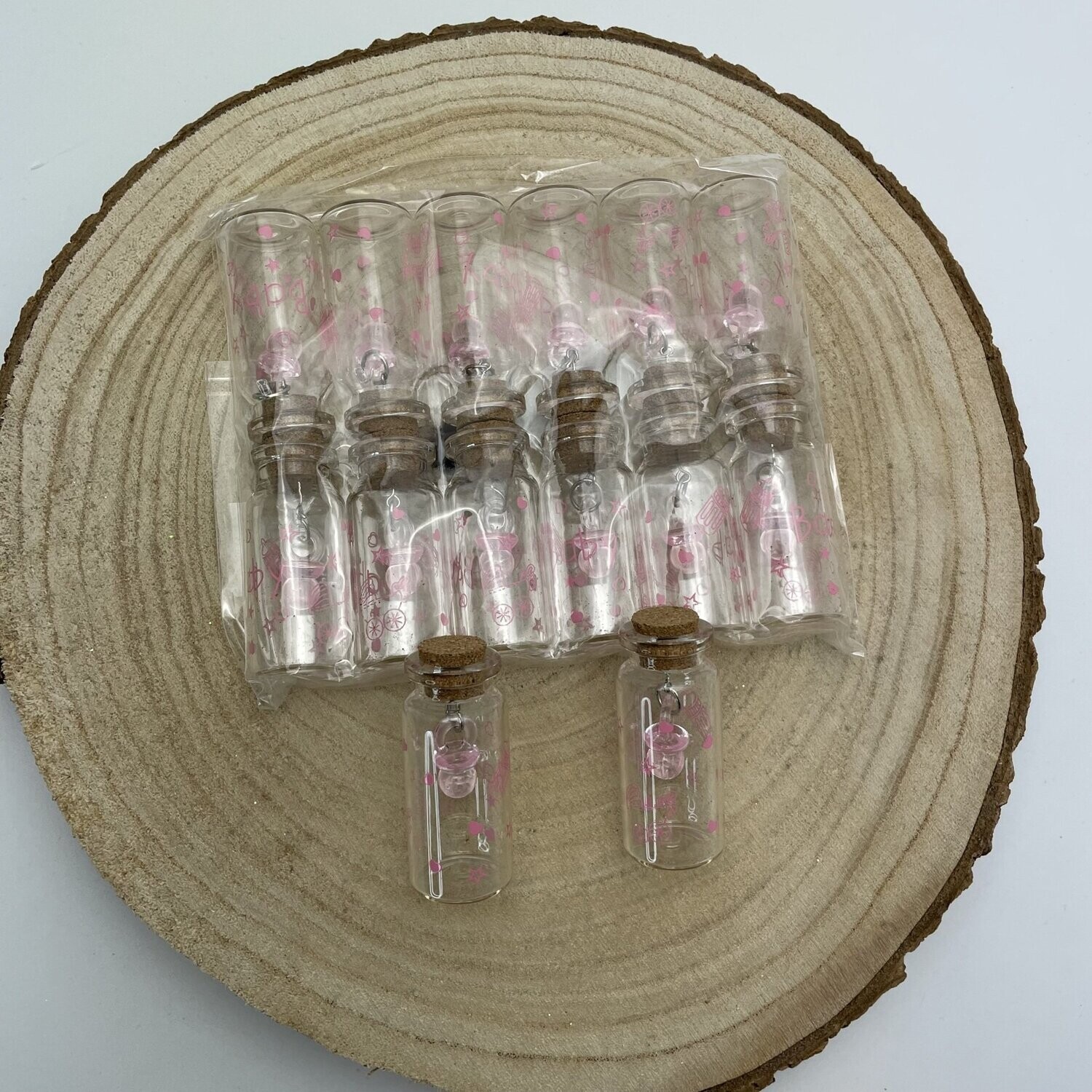 Baby Mini Fläschen 12paket  (Rosa)